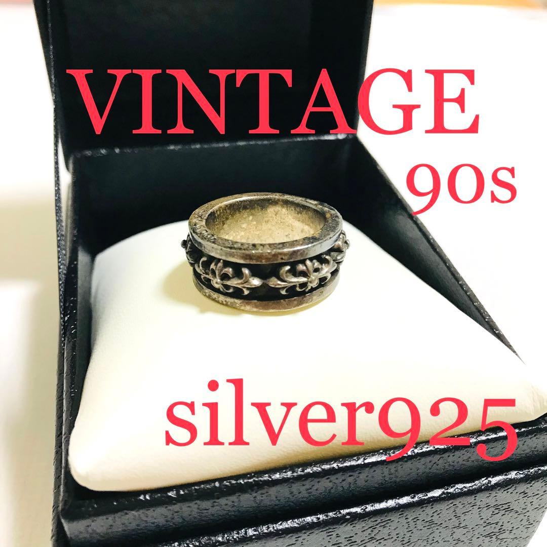 vintage silver シルバー925 リング　一点物　アンティーク　希少