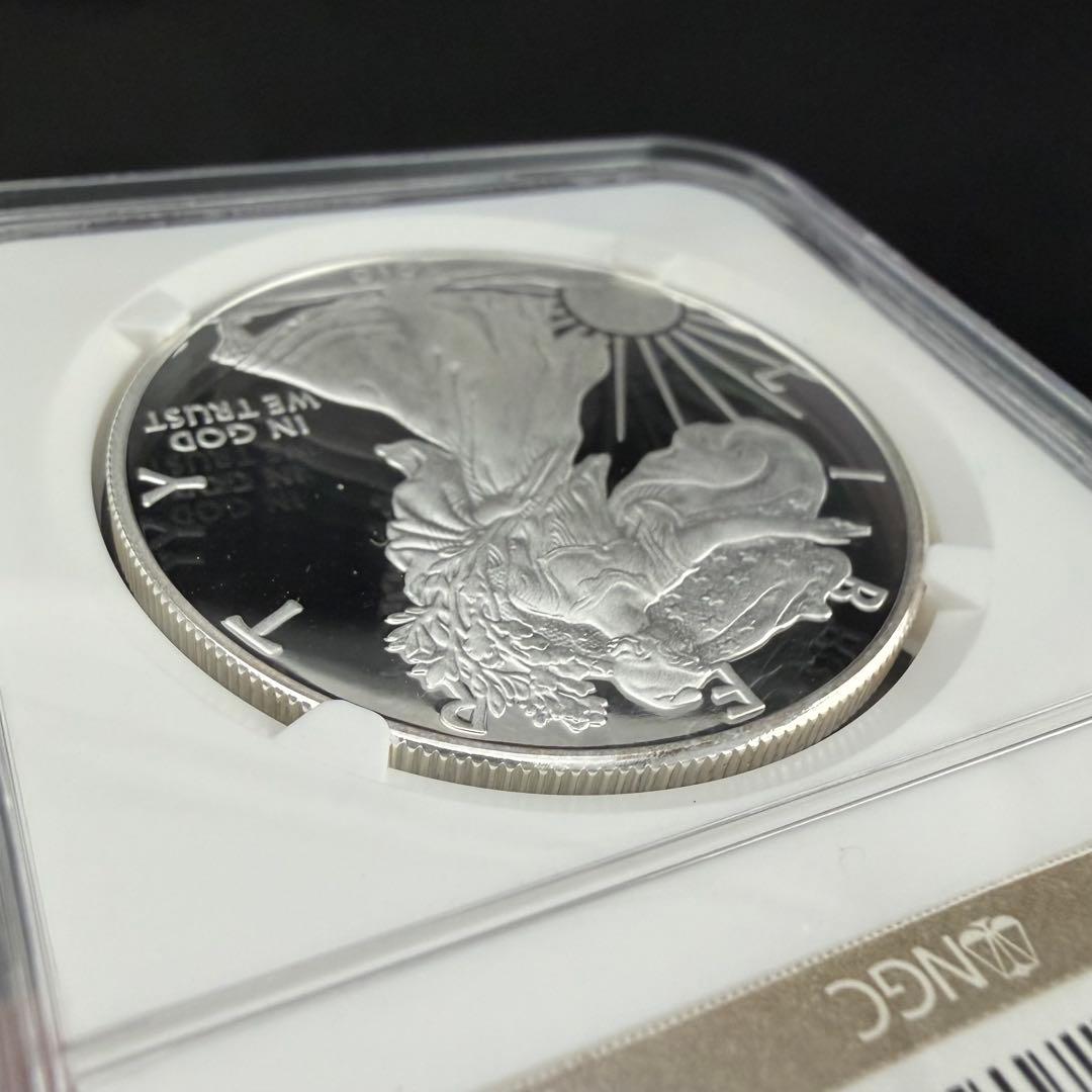 イーグル 銀貨 2010年 NGC PF70 プルーフ 最高鑑定 純銀 1オンス