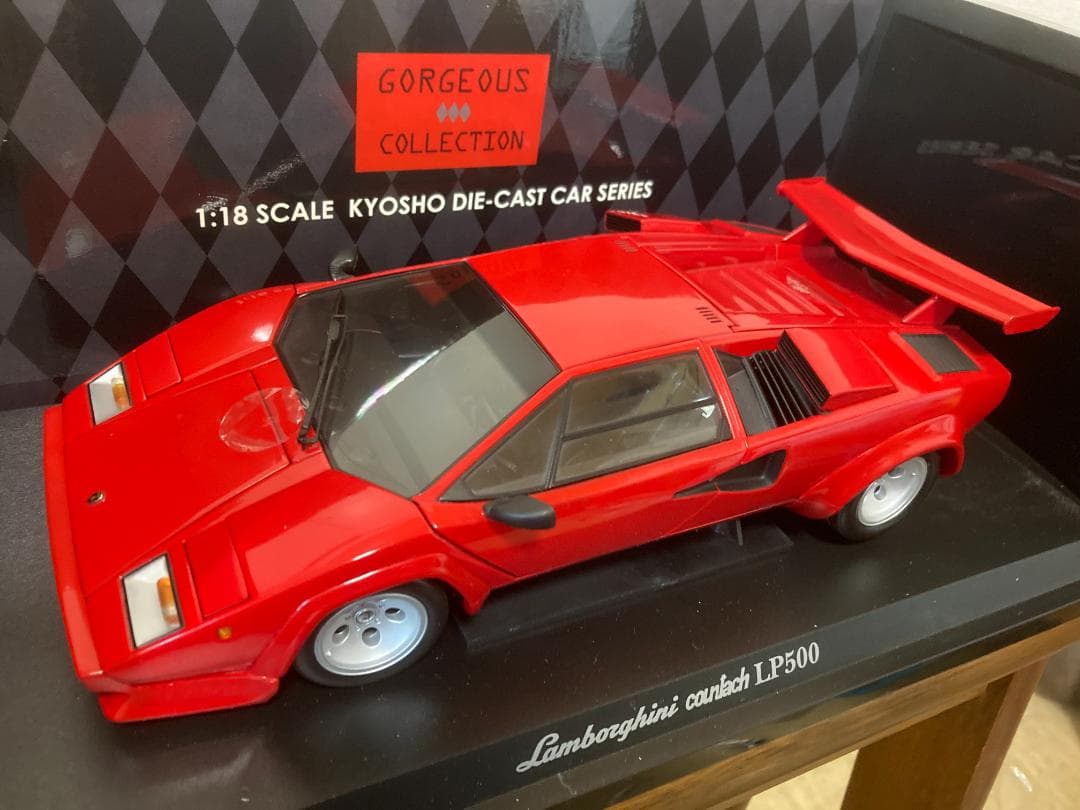 1/18 京商 ランボルギーニ カウンタック LP500 赤 1:18 良品