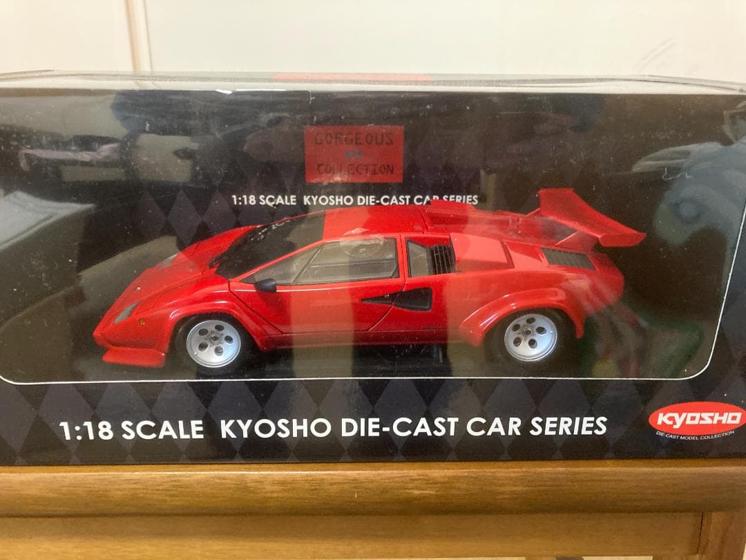 1/18 京商 ランボルギーニ カウンタック LP500 赤 1:18 良品