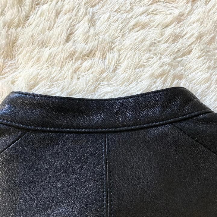 【XLサイズ】ビューティー&ユース ユナイテッドアローズ】レザージャケット・黒