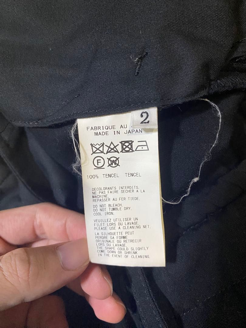 BLACK Scandal Yohji Yamamoto 19awカラスパンツ