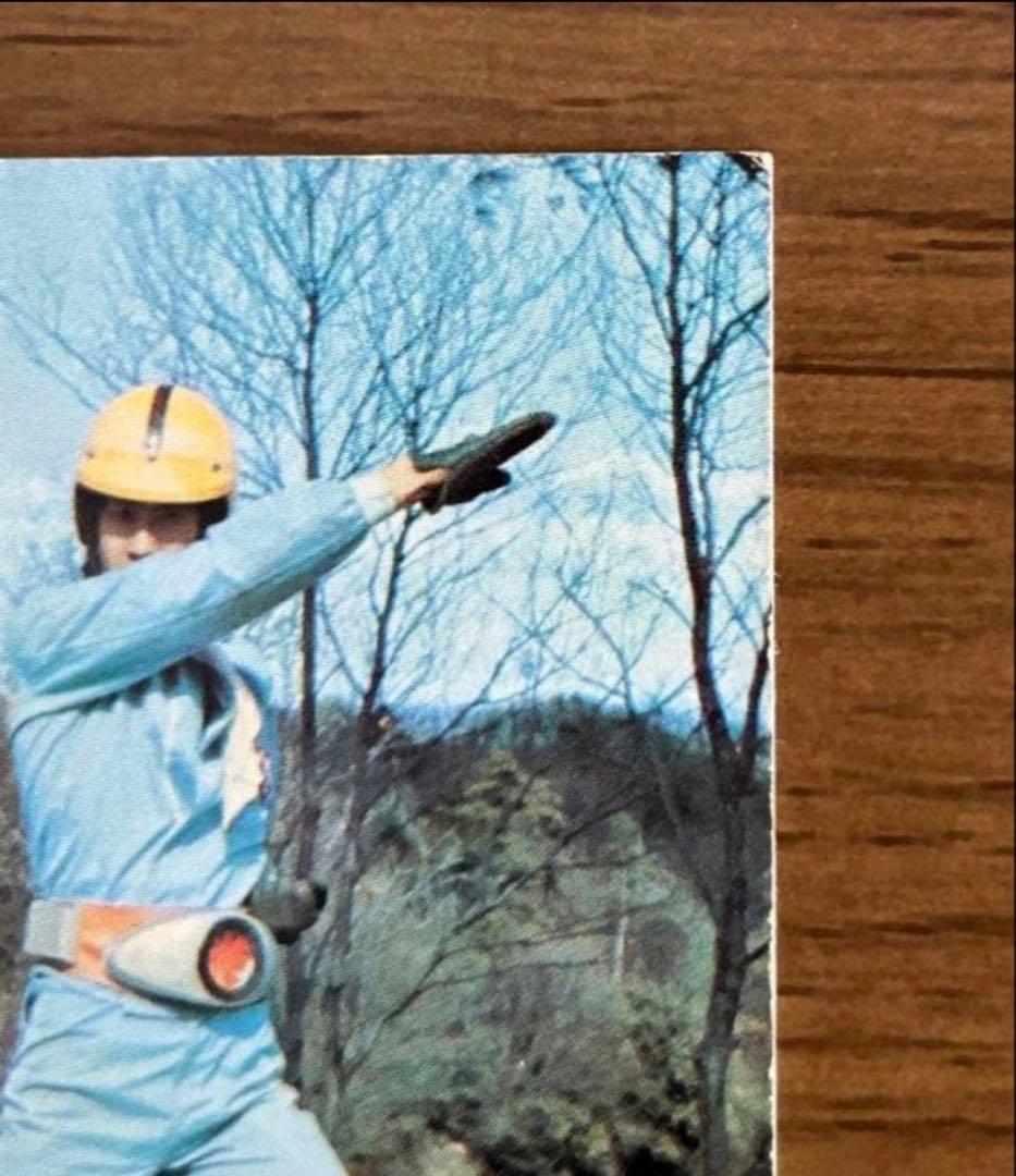 カルビー　旧仮面ライダーカード　129番　 TR6 へんしんしろ！本郷猛