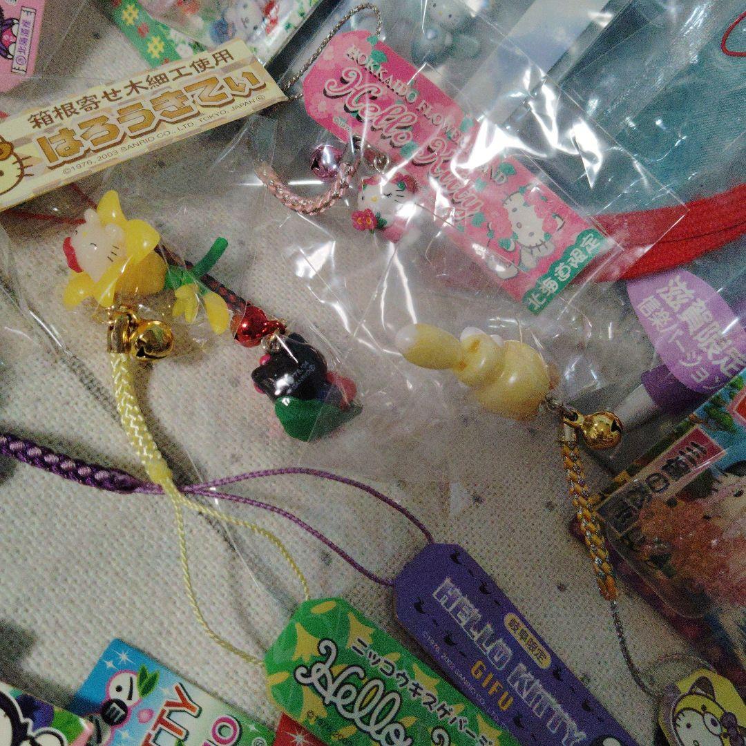 ハローキティ ストラップ まとめ ご当地　根付　ねつけ　ボールペン　限定