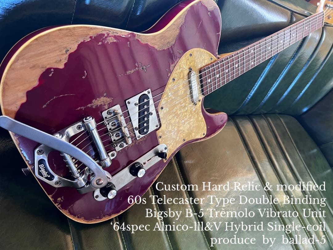 Samieto ハードレリックテレキャスタータイプ/ビグスビーB-5