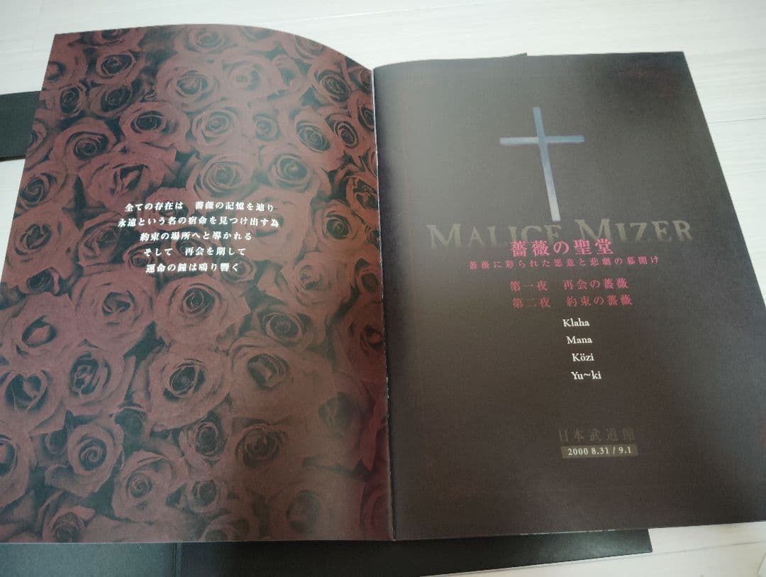 薔薇に彩られた悪意と悲劇の幕開けパンフレット