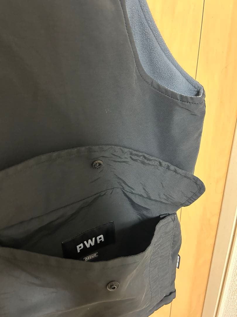 PWA WIND-STOP RV VEST BLACK×GREY