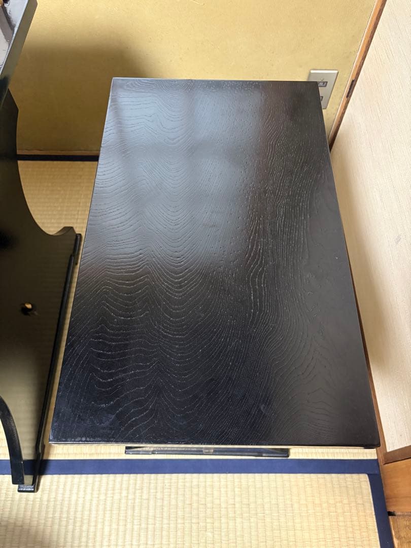 【中古品】茶道具 点茶盤 掻合塗 表用セット