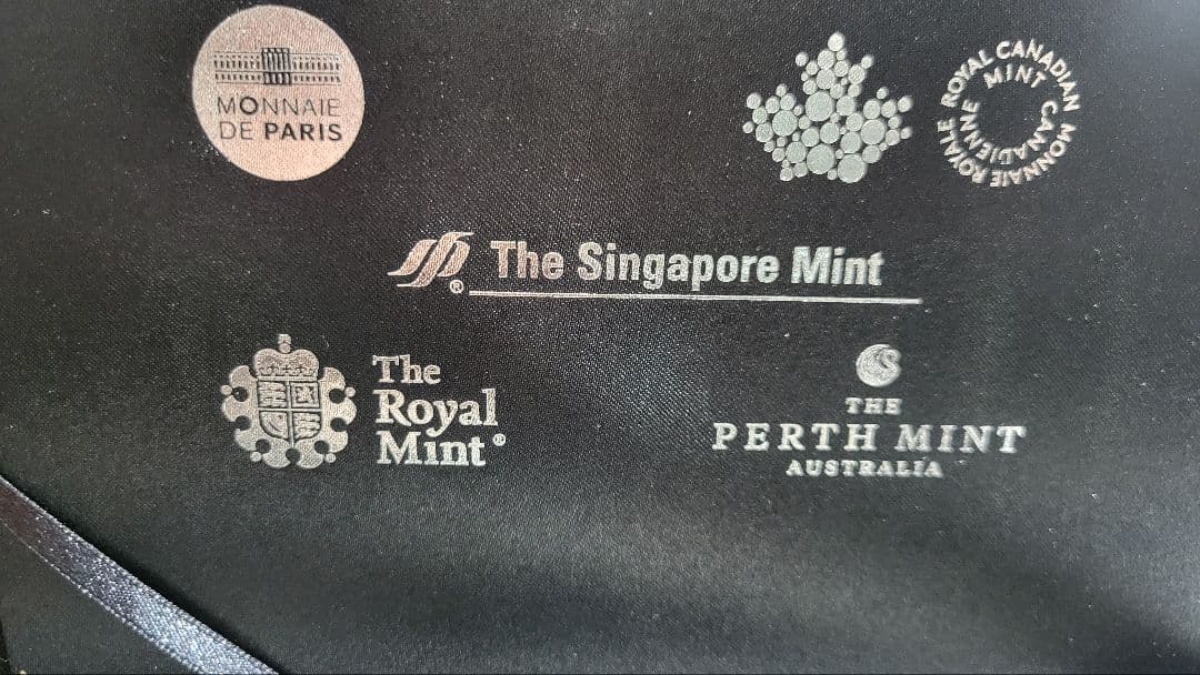 銀製記念硬貨5枚 世界5カ国 2021年 丑年 牛図 銀貨 5種セット プルーフ