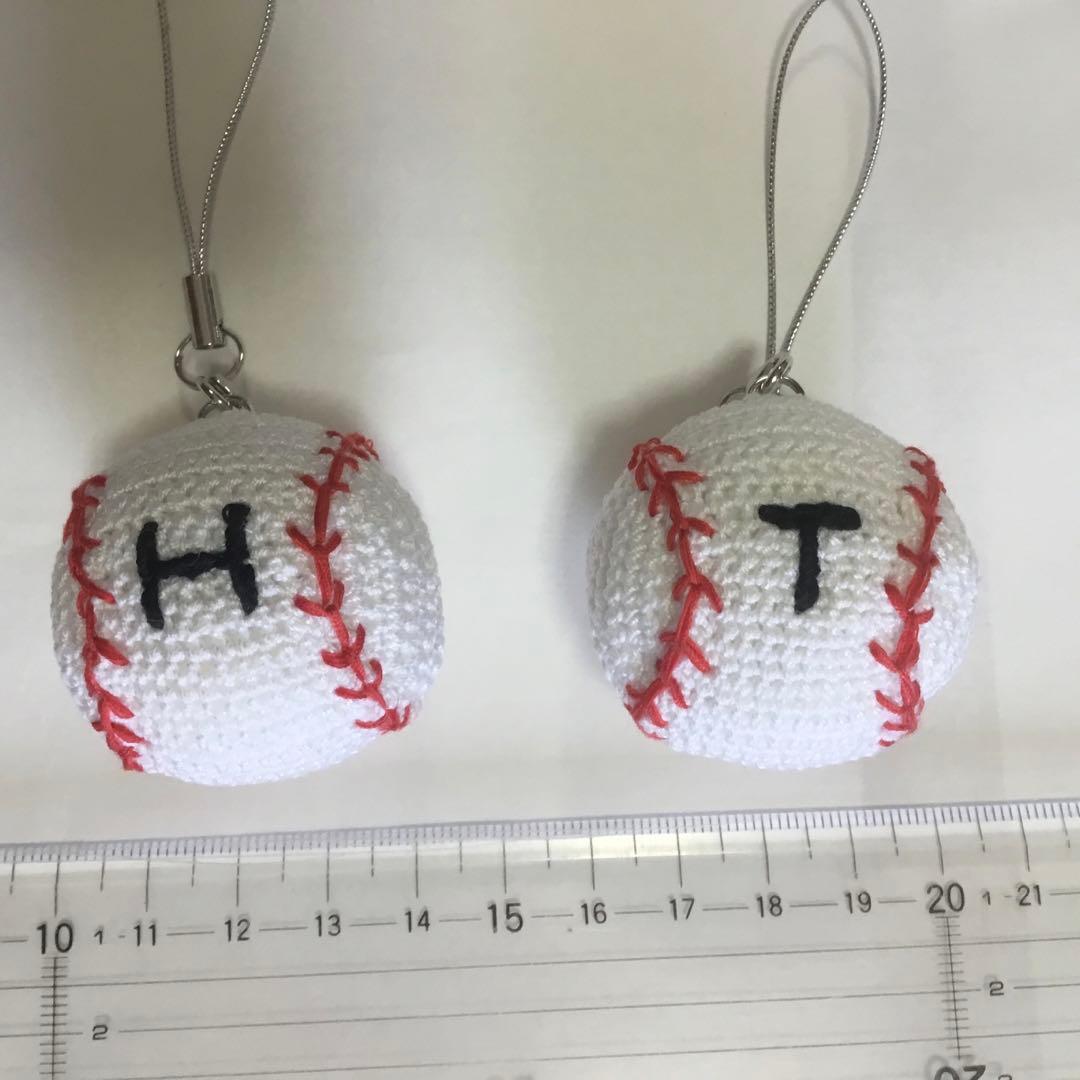 【専用】野球ボール　あみぐるみ　ストラップつき　28個