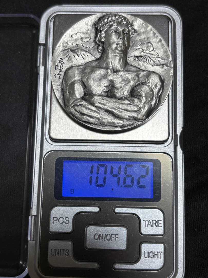 【純銀製】札幌五輪冬季大会記念メダル　造幣局製ホールマークあり104.6g！