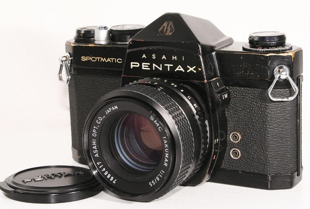 【完動品】PENTAX SP ブラック& 55mm F1.8 美品レンズ
