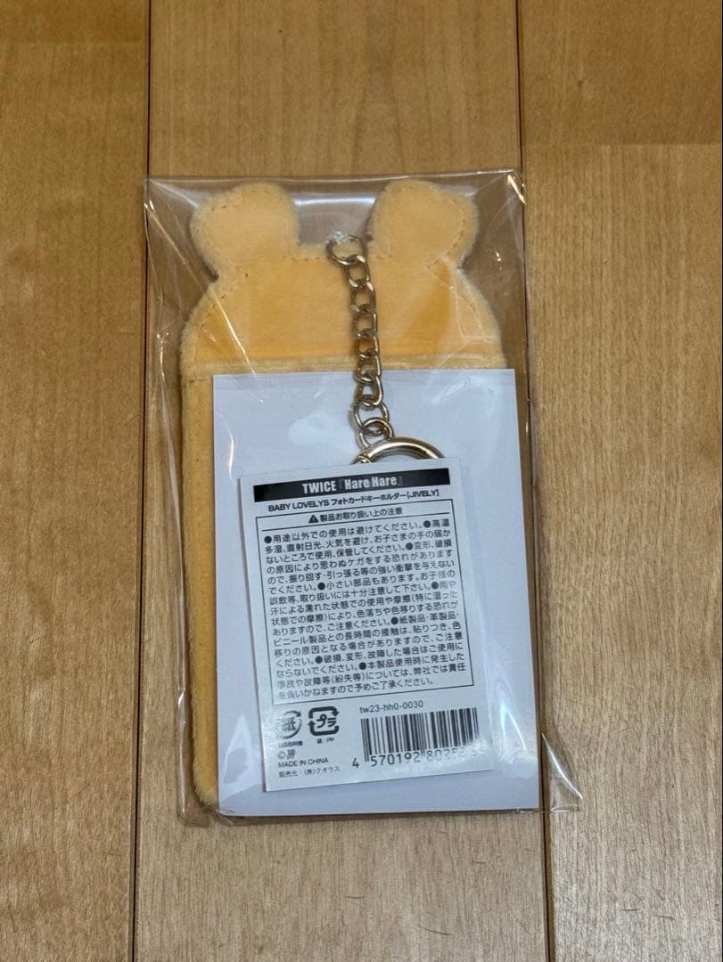 TWICE Hare Hareジヒョ ジブリー フォトカードキーホルダー