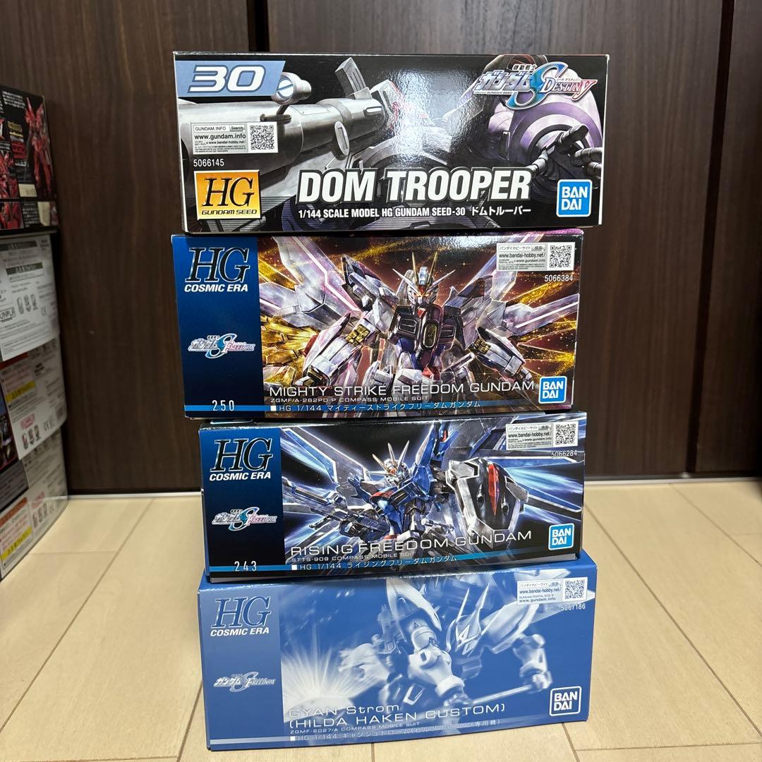 HG ガンプラ 1/144 4点セットまとめ売り ガンダムSEED プラスオマケ
