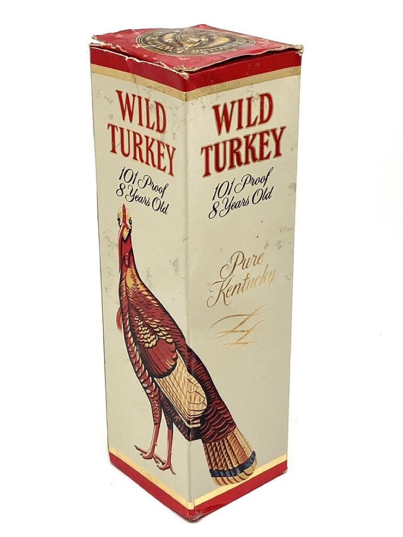 【未開封】ワイルドターキーWILDTURKEY 750ml 8年 ウィスキー箱有