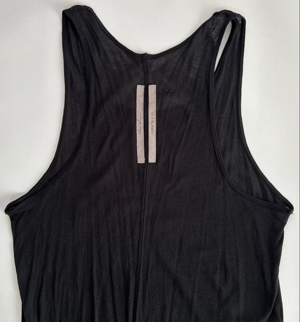 rick owens リックオウエンス ノースリーブ カットソー タンクトップ黒
