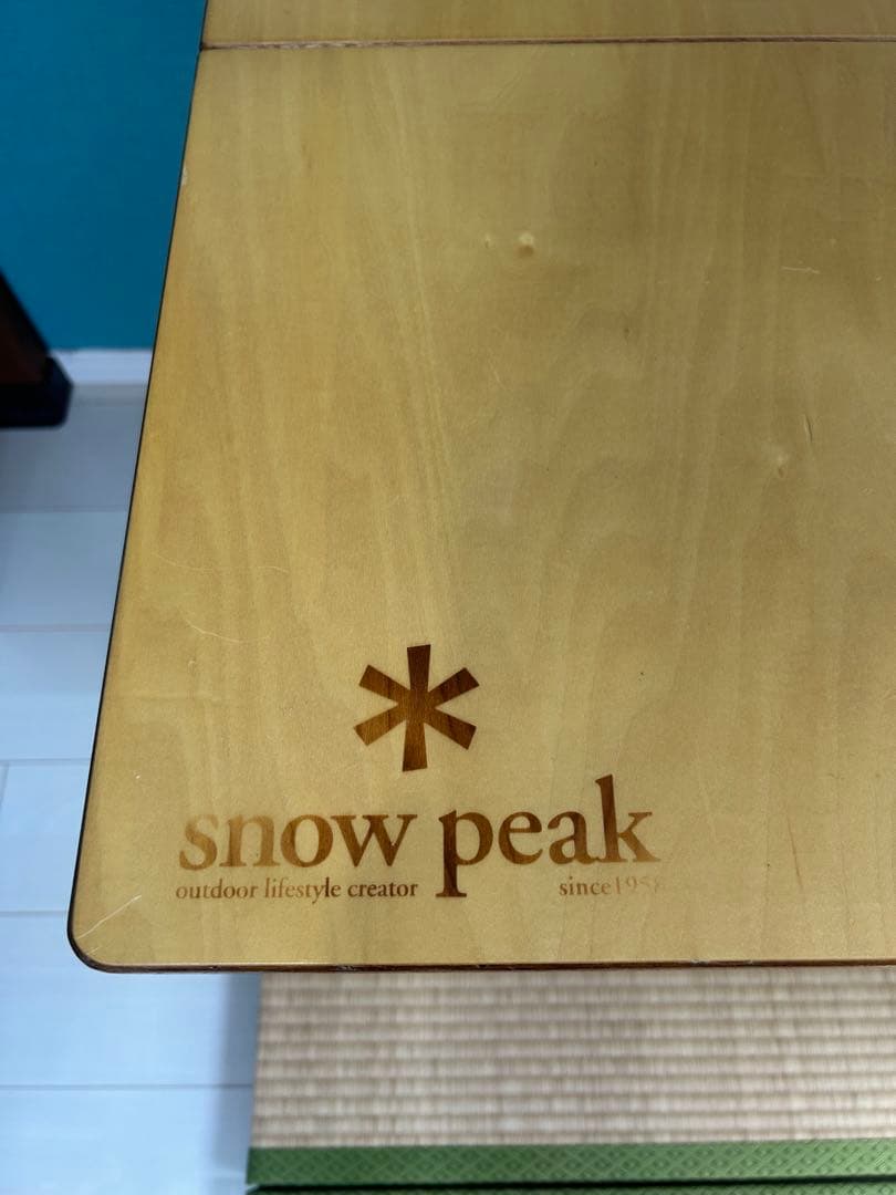 スノーピーク　ワンアクションテーブル　廃盤シナベニア天板