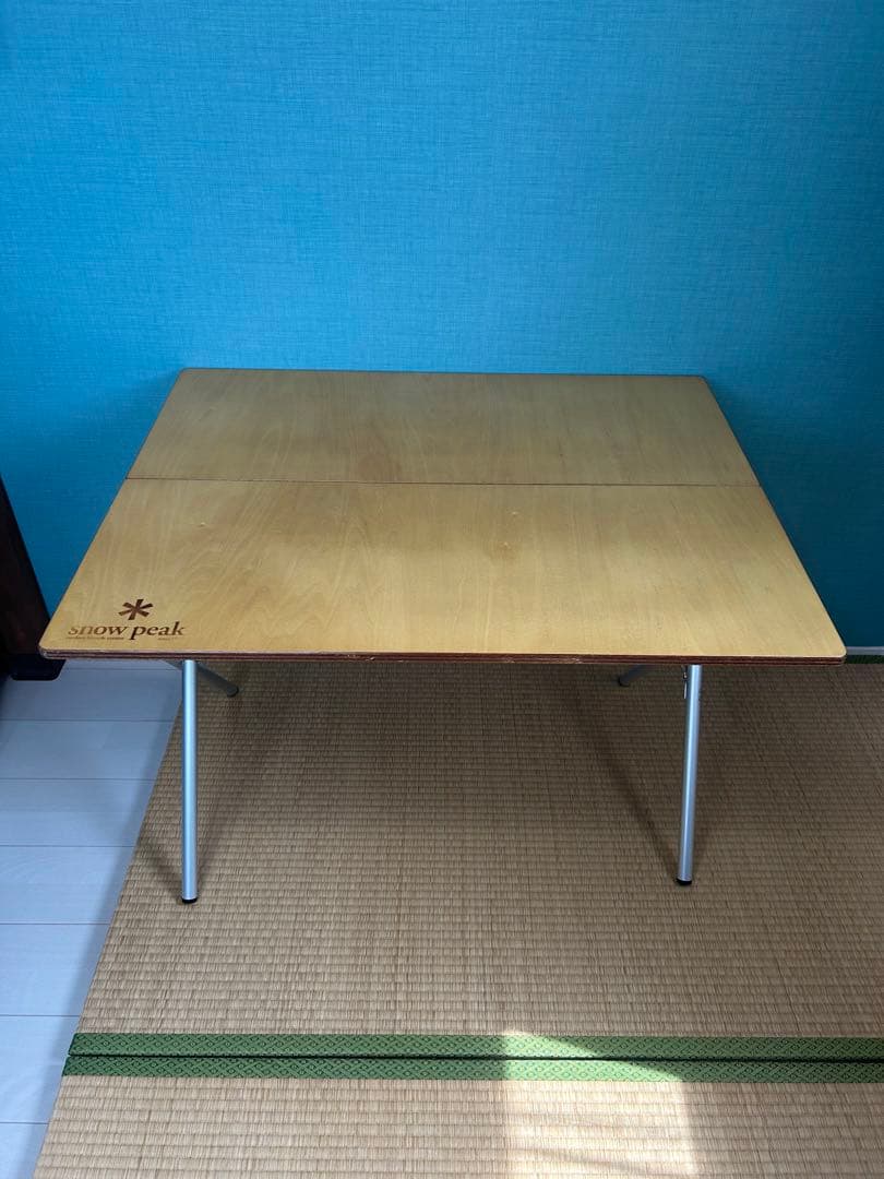 スノーピーク　ワンアクションテーブル　廃盤シナベニア天板