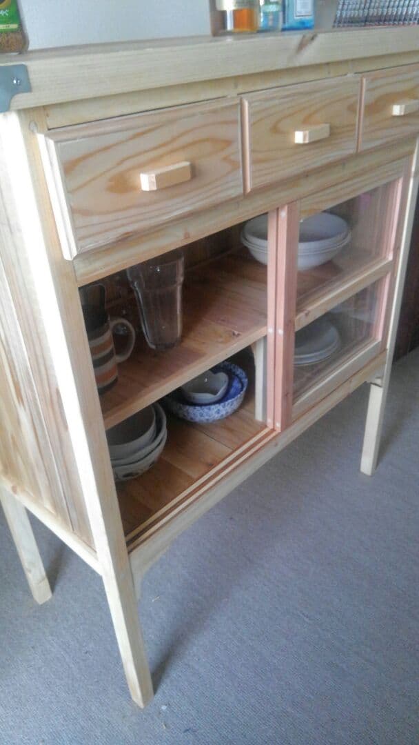 食器棚／キッチンサイドボード／ハンドメイド