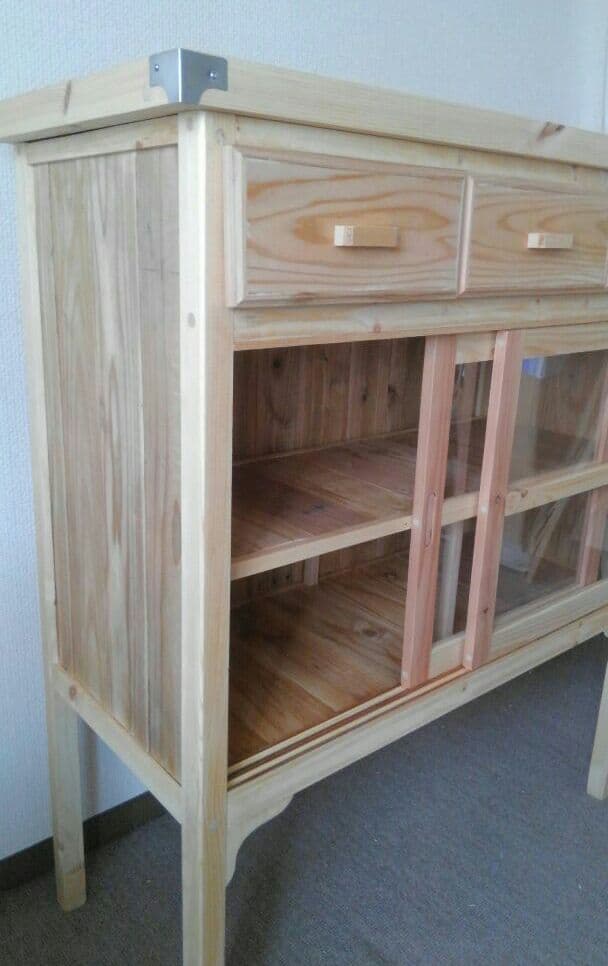 食器棚／キッチンサイドボード／ハンドメイド