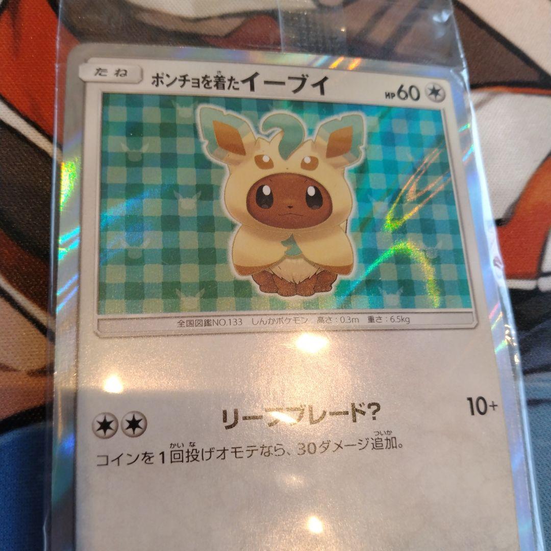 ポンチョを着たイーブイ リーフィア　未開封