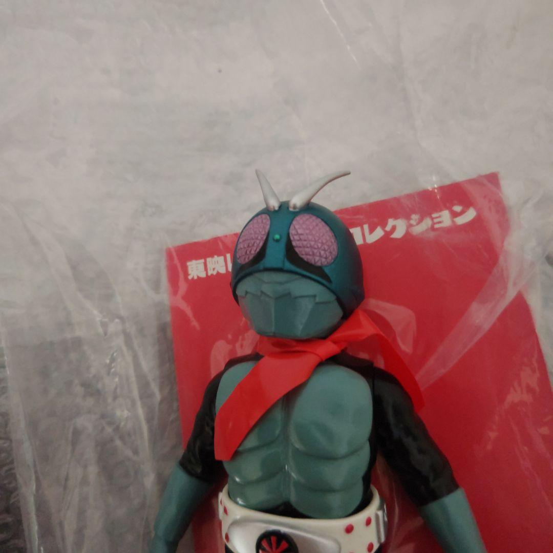 東映レトロソフビコレクション　仮面ライダー旧1号　面取れ
