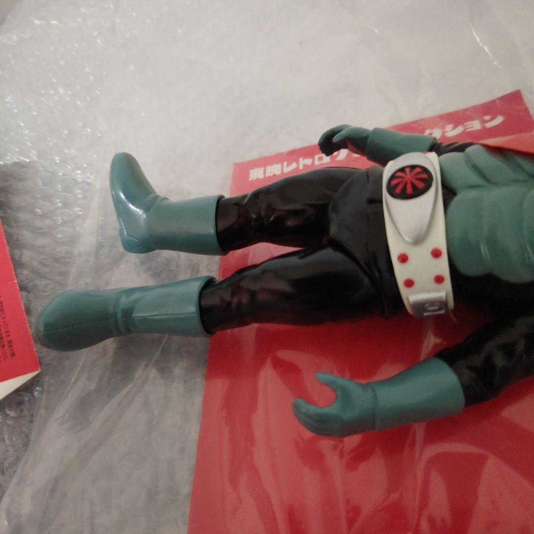 東映レトロソフビコレクション　仮面ライダー旧1号　面取れ