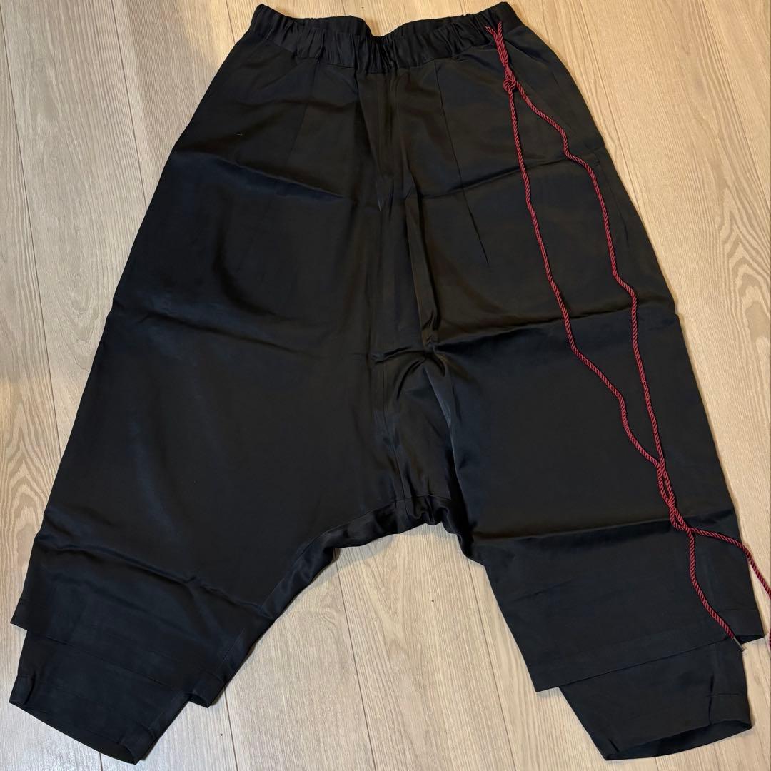 prasthana 黒 サルエルパンツ