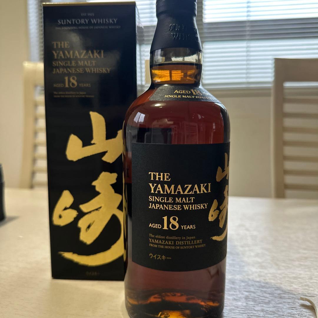 新品未開封　山崎 18年 シングルモルトウイスキー 700ml