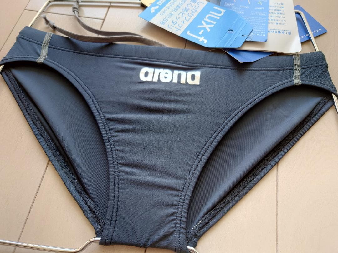 arena NUX-f ニュークス ARN-6015光沢グレイ Mサイズ競パン