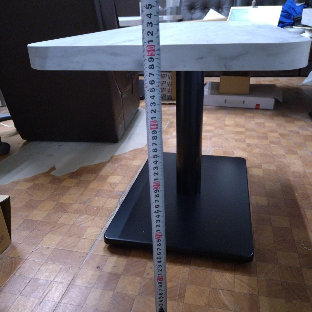 マーブルホワイト テーブル 約90cm x 40cm