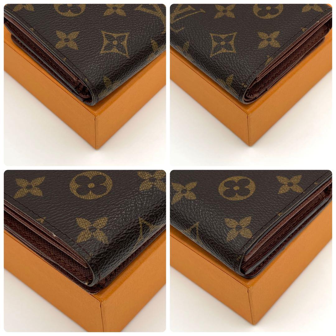 【極美品】ルイヴィトン モノグラム トレゾール 二つ折り財レディース 新型