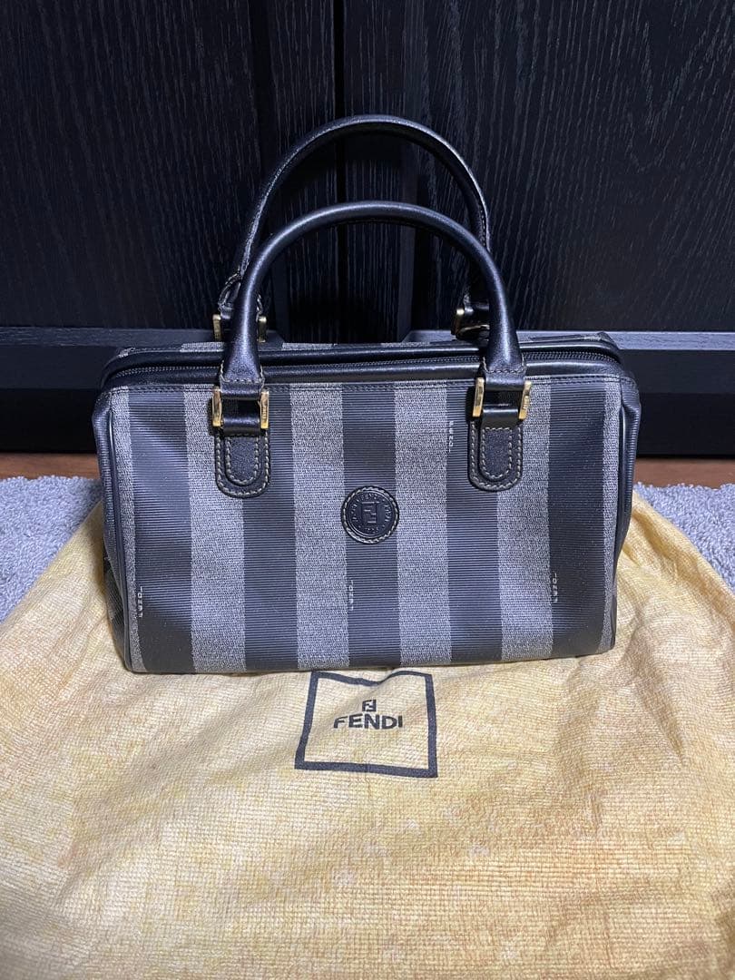 Fendi ストライプ ハンドバッグ