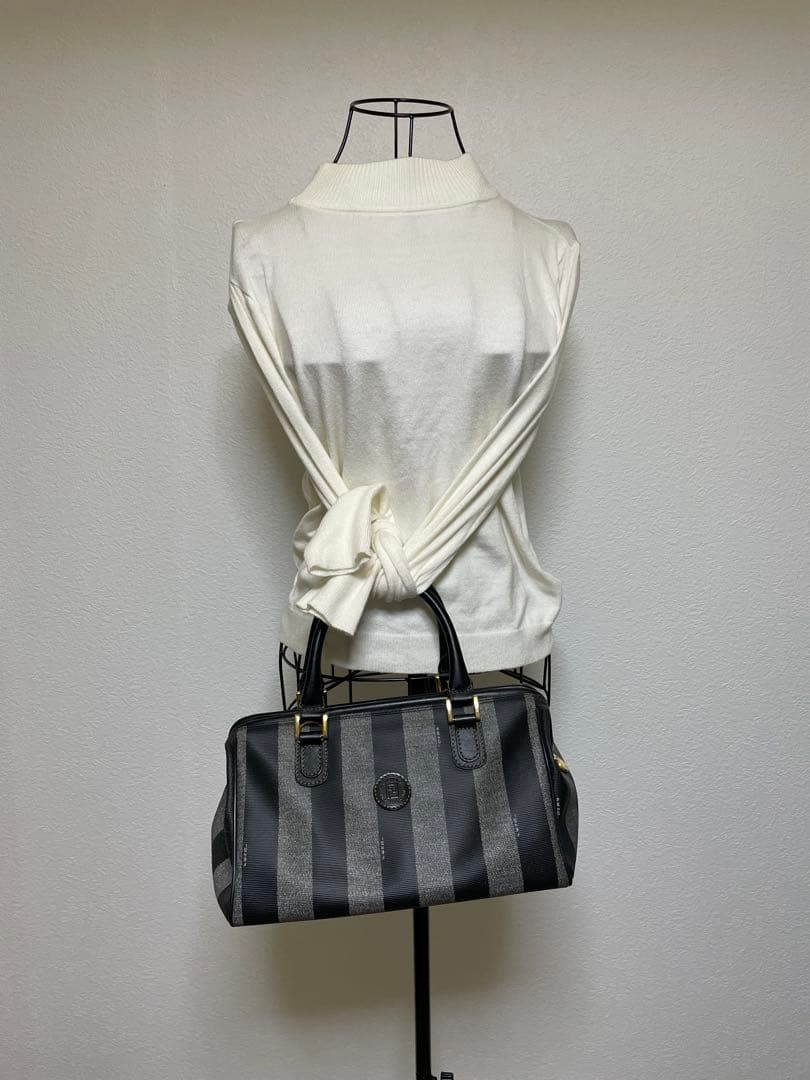 Fendi ストライプ ハンドバッグ