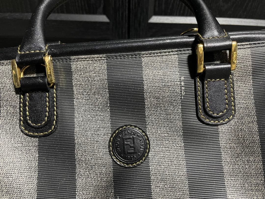 Fendi ストライプ ハンドバッグ