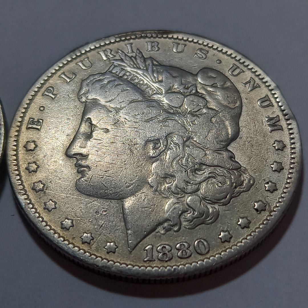 銀貨 3枚 モルガンダラー モーガンダラー1879年1881年1880年 セット