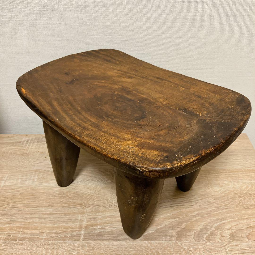 アンティーク家具　セヌフォ族　スツール