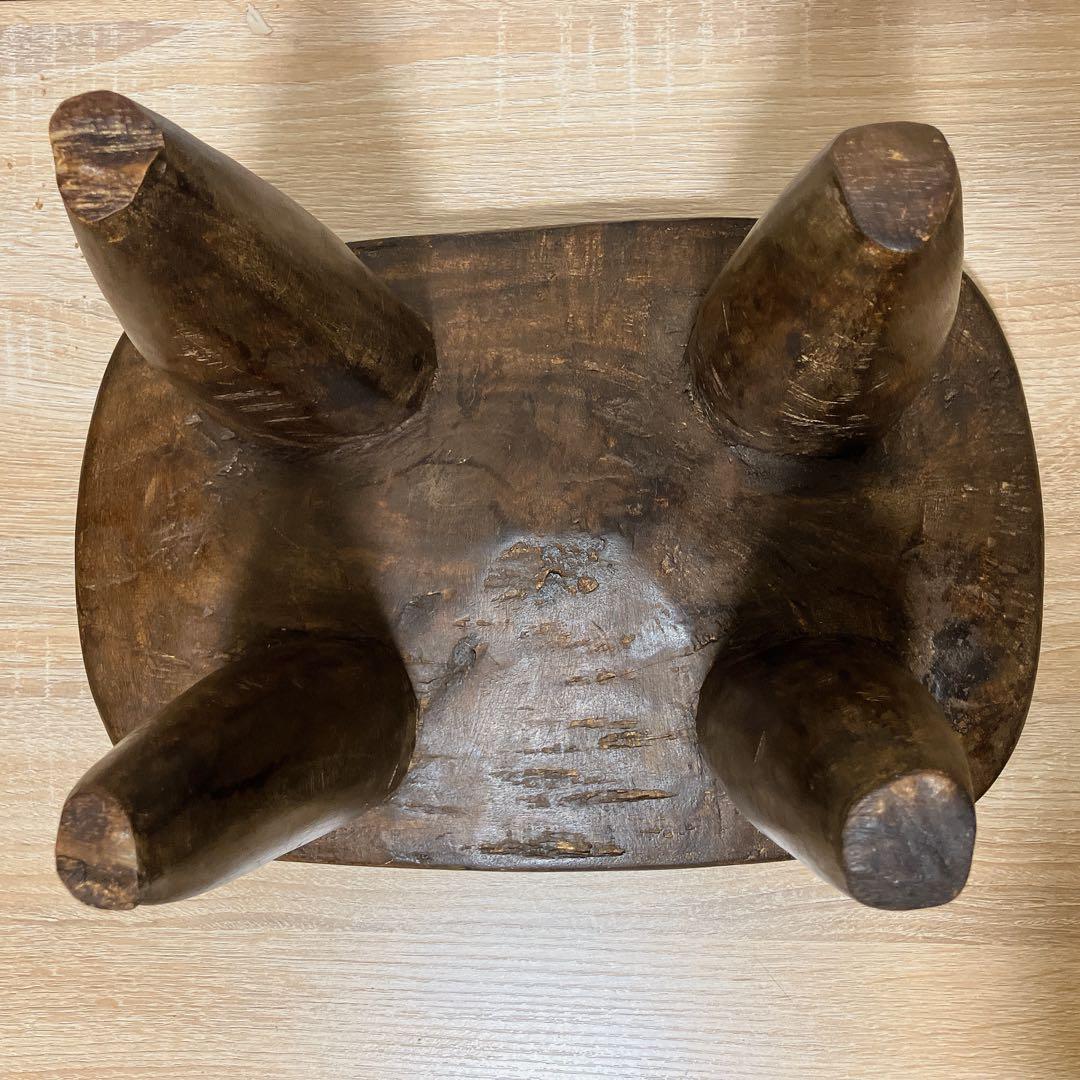 アンティーク家具　セヌフォ族　スツール