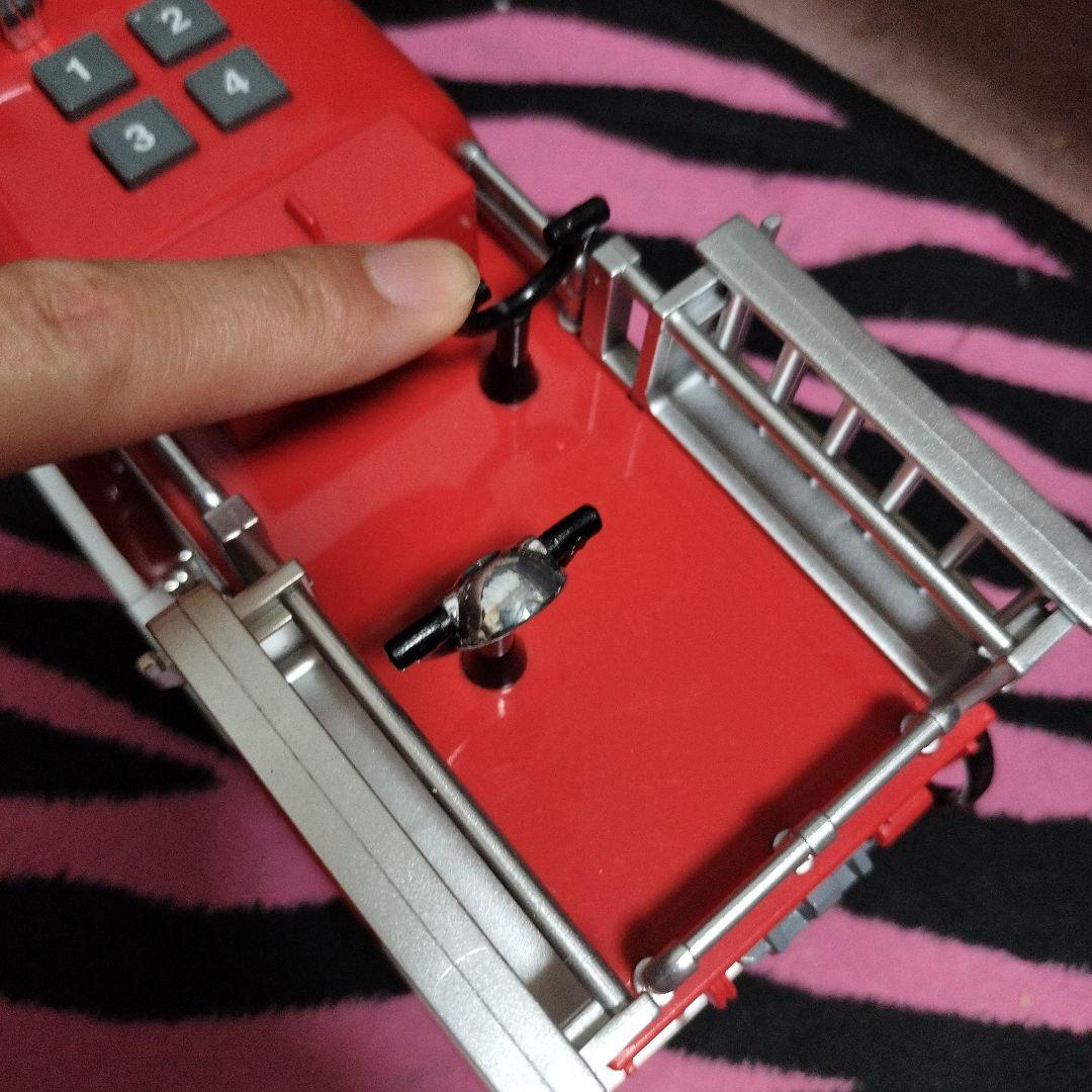 消防車 ミニカー 音と光付き