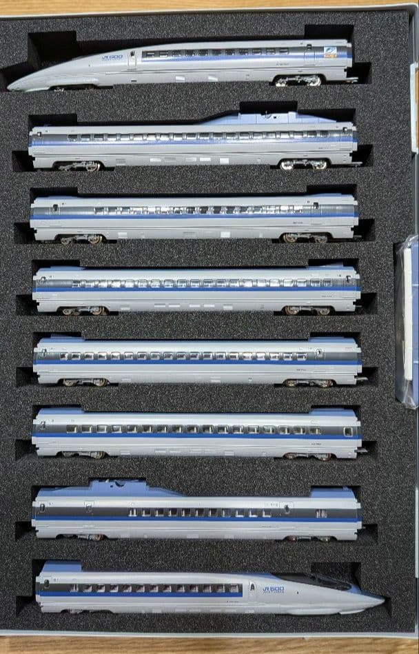 JR 山陽新幹線 500-7000系 プラレールカー 8両セット