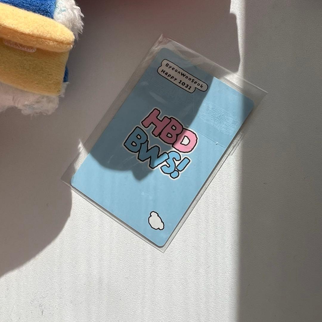 ビョンウソク ぬいぐるみキーリング セット　トレカ付　ピョンウソク