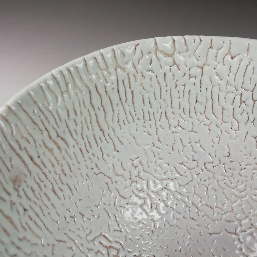 Ｔ８６９　茶碗　『萩茶碗』『小萩窯　厚東建信 造』　共箱　抹茶碗　茶道具