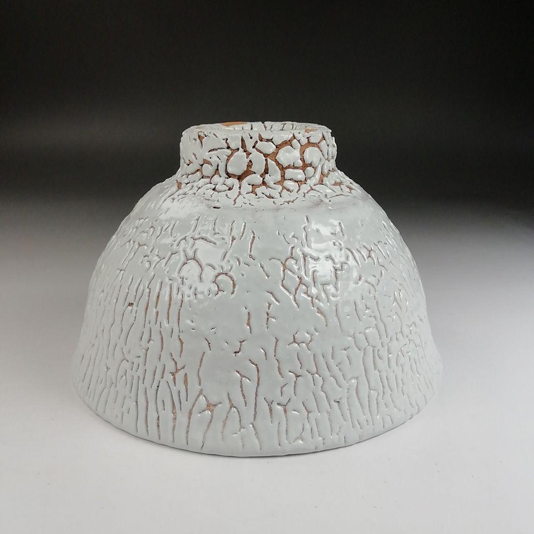 Ｔ８６９　茶碗　『萩茶碗』『小萩窯　厚東建信 造』　共箱　抹茶碗　茶道具