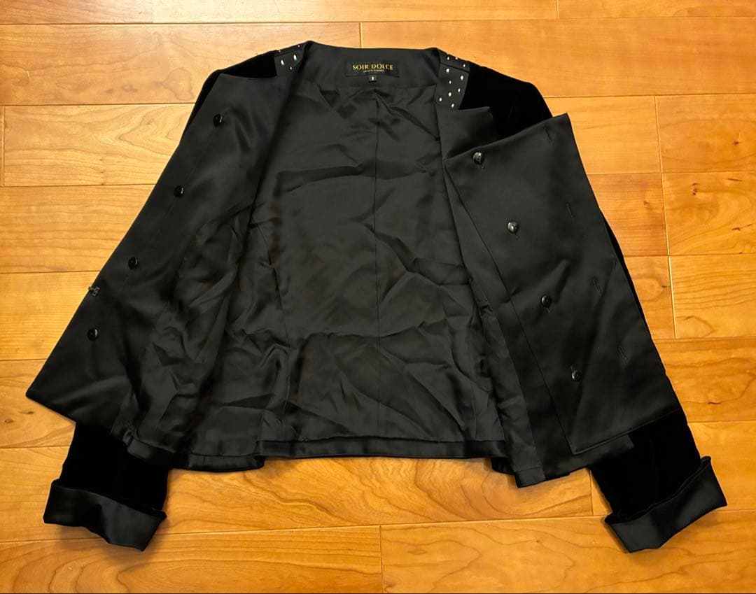 SOIR DOLCE ソワールドルチェ　東京ソワール セットアップ ベロア　M