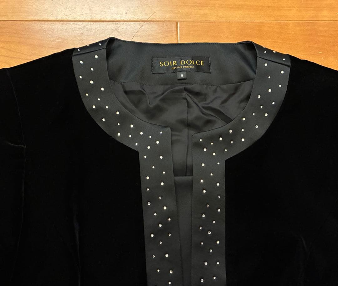 SOIR DOLCE ソワールドルチェ　東京ソワール セットアップ ベロア　M