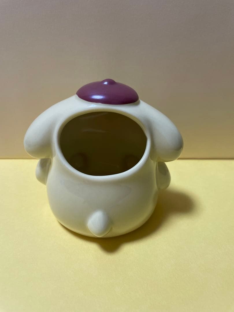 ポムポムプリン　陶器製 小物入れ　ペン立て　2000年製