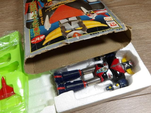 ポピー　超合金　グレンダイザー　箱　ブリスター　パーツ付