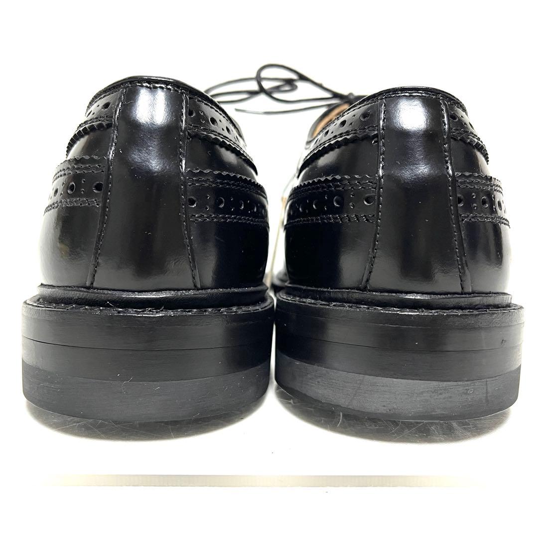 ★極美品★REGAL リーガル★ウィングチップ★24.5★黒　ブラック★