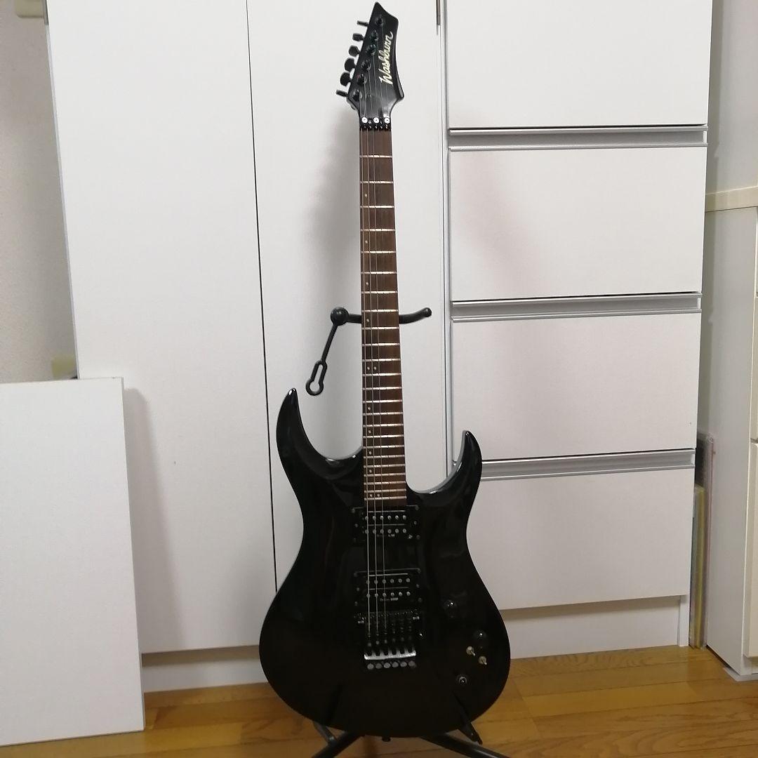 【ギターヘッドホーンアンプ他付】Washburn 　演奏性向上カスタマイズギター