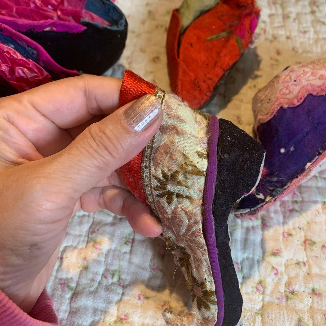 アンティーク　中国骨董　纒足　てんそく　難あり　ジャンク　コレクション